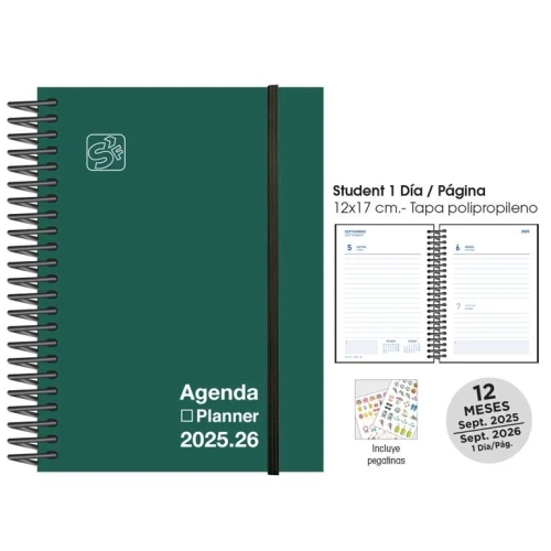 Agenda escolar senfort students color