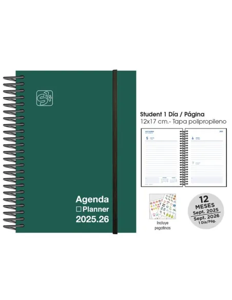 Agenda escolar senfort students color