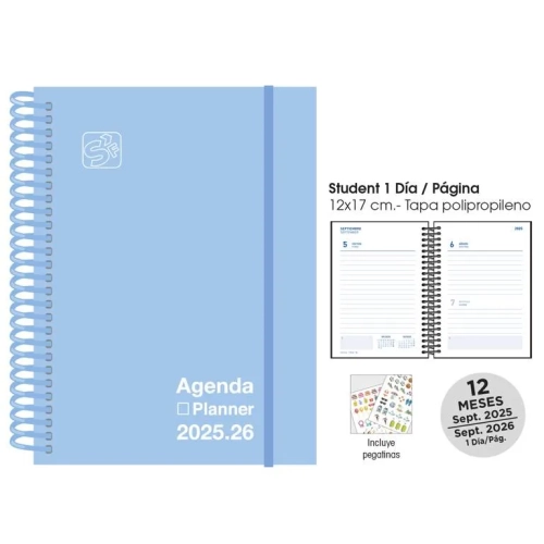 Agenda escolar senfort students color