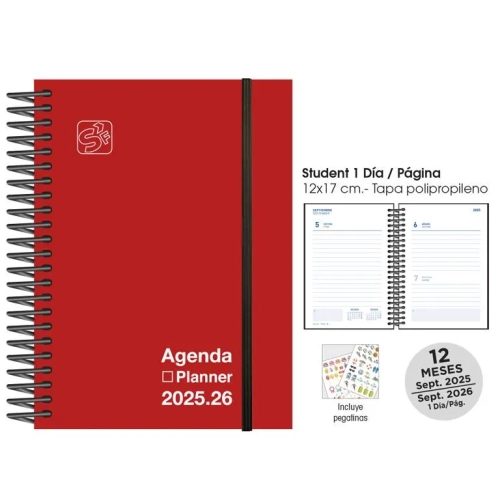 Agenda escolar senfort students color