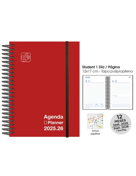 Agenda escolar senfort students color