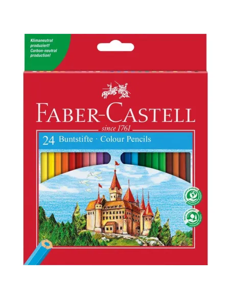 Lapices de colores Faber Castell 24 unidades