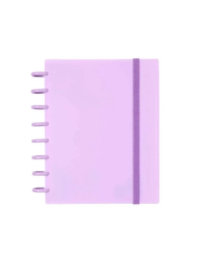 Cuaderno Ingeniox hojas extraíbles A5 cuadriculado malva