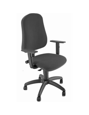 Silla oficina con ruedas y brazos ajustables