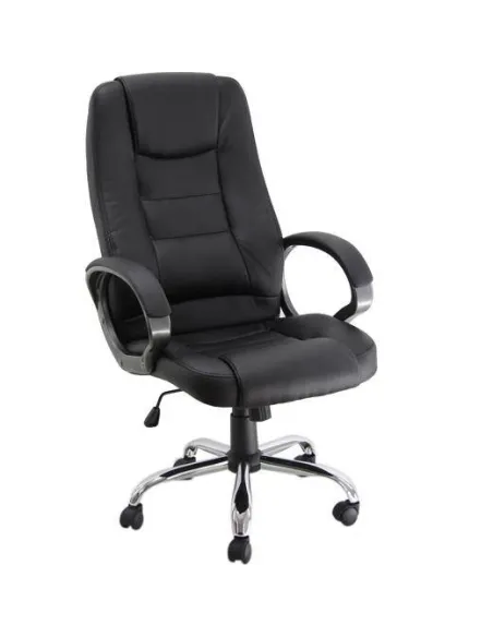 Sillón ejecutivo símil piel con brazos