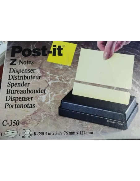 Dispensador taco de notas adhesivas Zig Zag 76x127