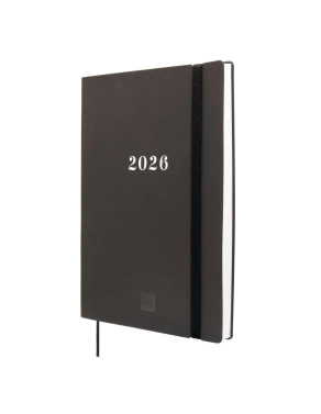 Agenda 16 meses Dotted Finocam Y10 semana vista negra