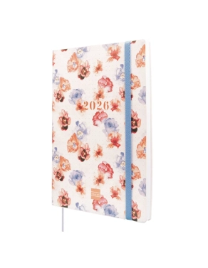 Agenda 16 meses Dotted Finocam Y10 semana vista Bloom