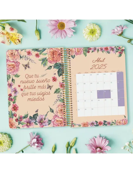 Agenda 16 meses Cloe Finocam E10 semana vista rosa