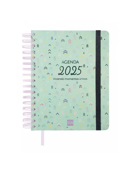 Agenda 16 meses Cloe Finocam E10 semana vista verde