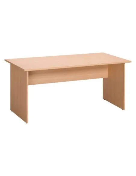 Mesa escritorio de  madera 160cm patas rectas haya