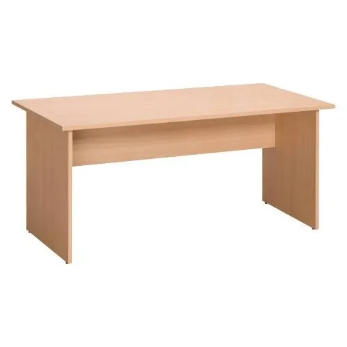 Mesa escritorio de  madera 140cm patas rectas haya