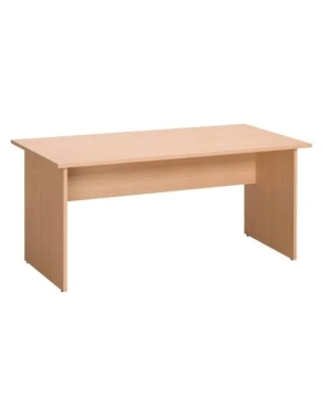 Mesa escritorio de  madera 120cm patas rectas haya