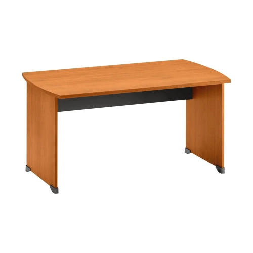 Mesa oficina madera Quarta Plus patas rectas 140x80 Aliso