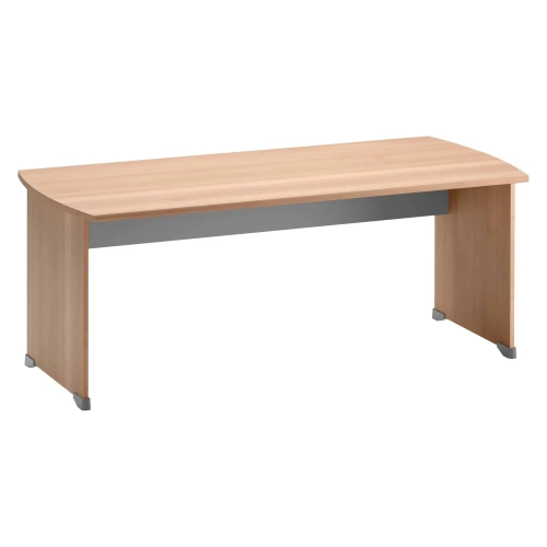 Mesa oficina madera Quarta Plus patas rectas 140x80 haya