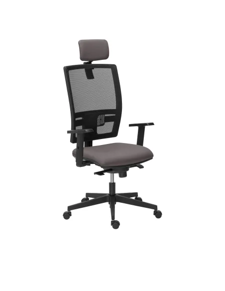 Silla oficina syncro Activ con brazos y cabezal