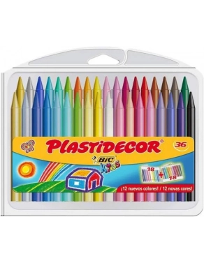 Ceras Plastidecor Bic Kids 36 colores