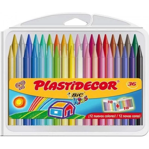 Ceras Plastidecor Bic Kids 36 colores