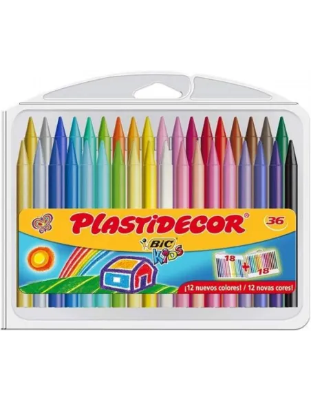 Ceras Plastidecor Bic Kids 36 colores