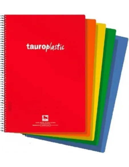 Cuaderno folio TauroPlastic Premier 80h 90grms rallado