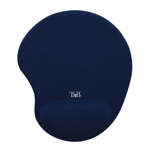 Alfombrilla ratón con reposamuñecas de gel ergonómica negra