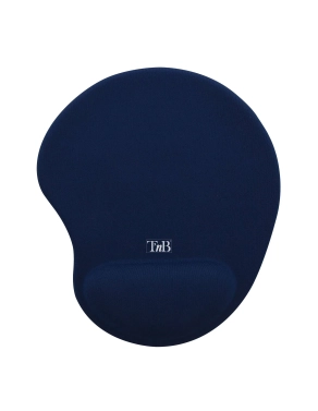 Alfombrilla ratón con reposamuñecas de gel ergonómica azul