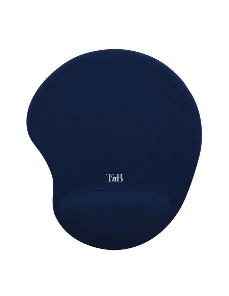 Alfombrilla ratón con reposamuñecas de gel ergonómica azul