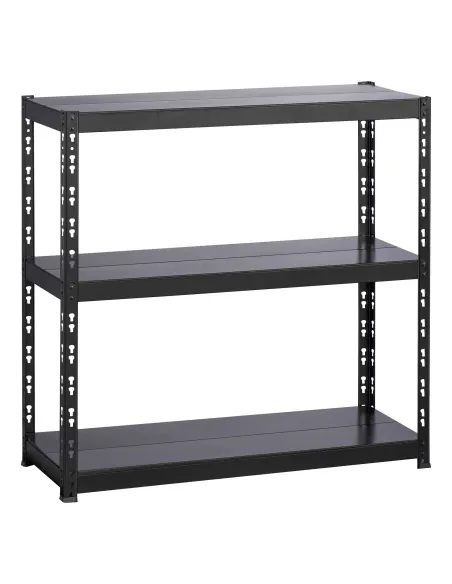 Estanteria metálica 97 cm con estantes metalicos  sin borde