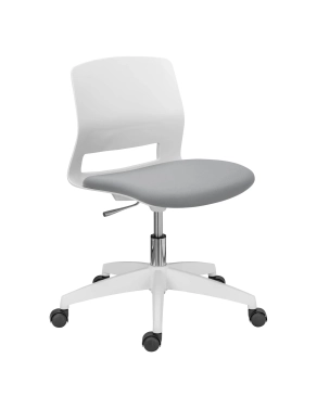 Silla de oficina con ruedas Karel gris