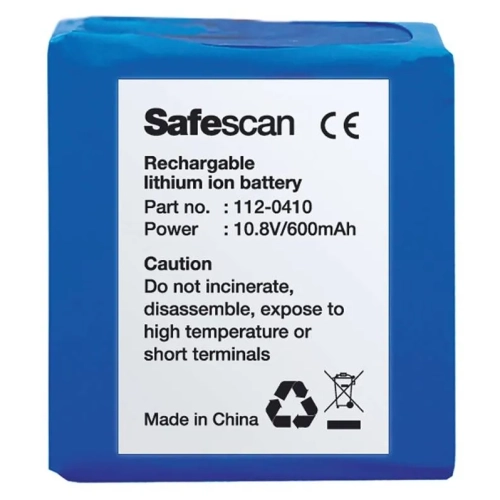 Batería Safescan detector billetes falsos