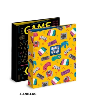 Carpeta 4 anillas folio Senfort Gamer