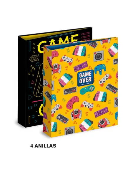Carpeta 4 anillas folio Senfort Gamer