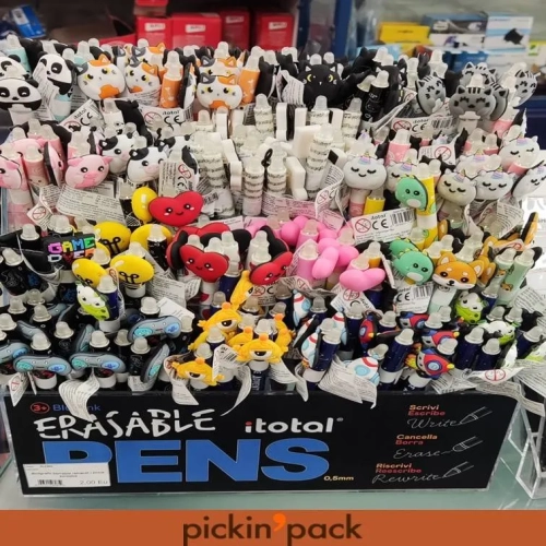 Boligrafo borrable de punta retractil i Drink