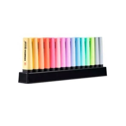 Fluorescente Stabillo Boss 15 marcadores surtidos pastel