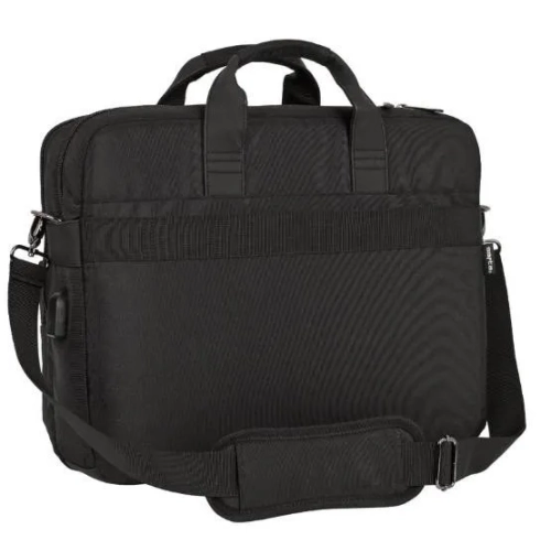 Maletin para portatil 15,6" con bolsillo tablet negro