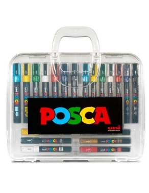 Posca maleta 20 rotuladores puntas y colores surtidos