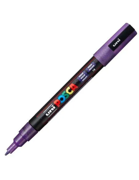 Posca PC-3ML rotulador purpurina violeta