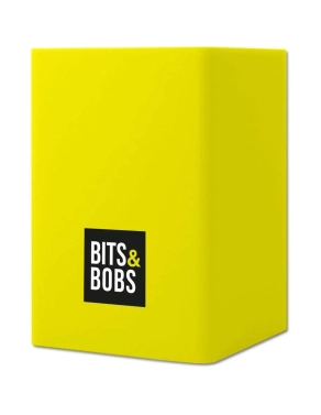 Cubilete de silicona Bits Bobs portalapices amarillo neón
