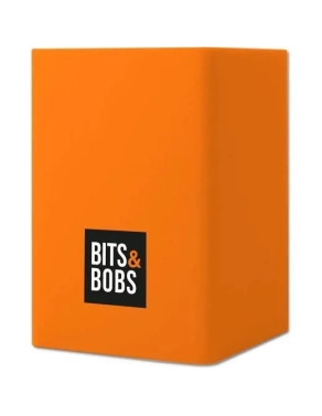 Cubilete de silicona Bits Bobs portalapices naranja