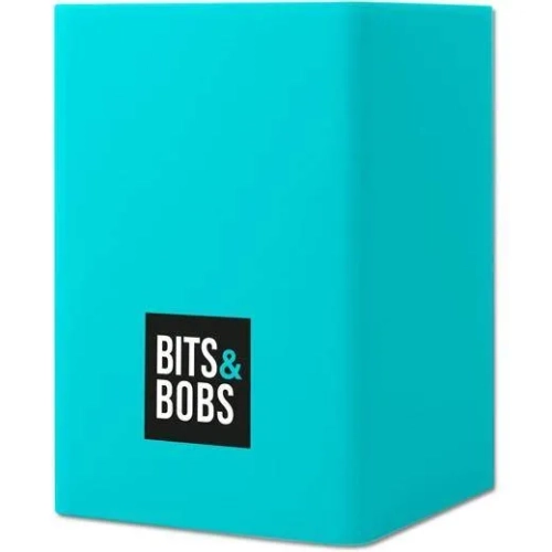 Cubilete de silicona Bits Bobs portalapices azul