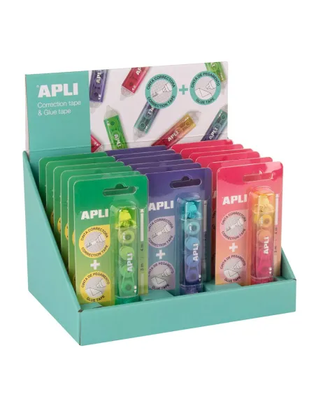 Cinta duo Corrector y pegamento Apli