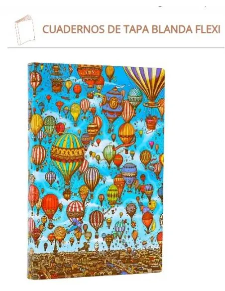 Cuaderno Paperblanks Flexi Festival de globos Ultra Liso
