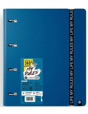 Carpeblock Carchivo My Rules azul