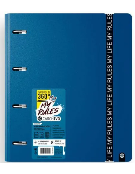 Carpeblock Carchivo My Rules azul