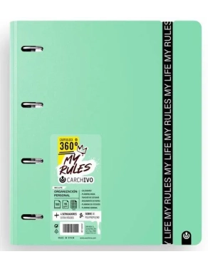 Carpeblock Carchivo My Rules verde jade