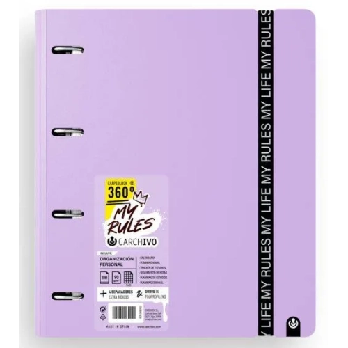 Carpeblock Carchivo My Rules Malva