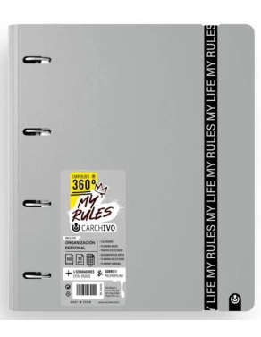 Carpeblock Carchivo My Rules gris