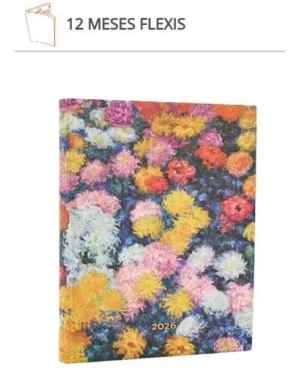 Agenda Paperblanks flexis Crisantemos de Monet Ultra dia