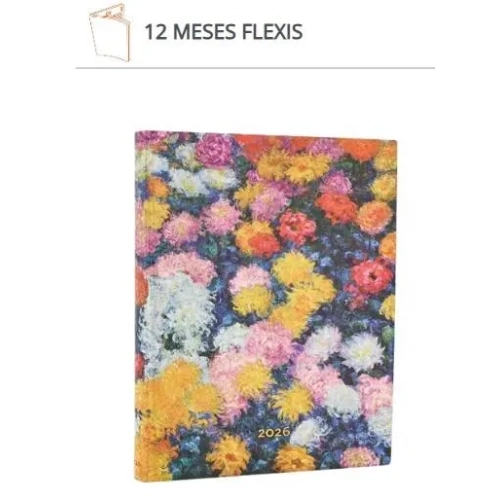 Agenda Paperblanks flexis Crisantemos de Monet Ultra dia