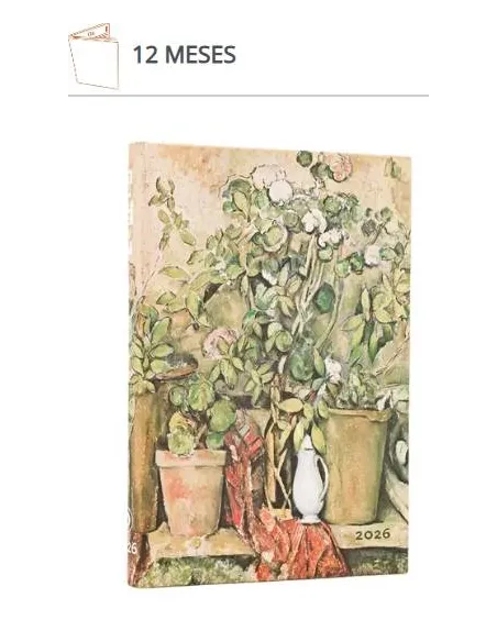 Agenda Paperblanks Macetas de Terracotta y Flores Cezanne